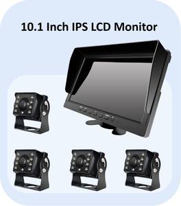 Monitor de 4 canales de 10,1 pulgadas, visión nocturna de 1080P, cámara de marcha atrás, DVR, sistema de seguridad Digital alto para camión de autobús - Product Image 2