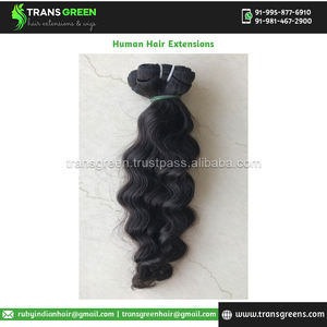 Extensiones de cabello humano de grado estándar de cuerpo de templo indio Virgen sin procesar 100% por fabricante y exportador - Product Image 5