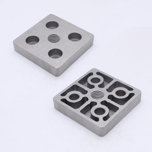 Cy Aluminium Aluminum Alloy End Face Connector Plate Square Head Standard Size Home Improvement Hardware - Product Image 2