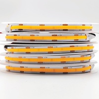 Bande LED COB 3mm 5mm 8mm DC12V 320/400/480leds/m 5M Cri95 Blanc Vert Doré Super Lumineuse Dimmable Flexible