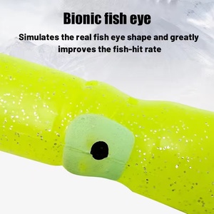 Señuelo de Pesca de Pulpo de Plástico Suave de 30 cm, Luminoso, Artificial, para Pesca de Arrastre, Cebo de Jigging, Calamar Realista - Product Image 5