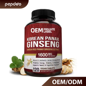 OEM/ODM Panax Ginseng Maca Wortel Extract Tabletten Met Oesterpeptide, Ashwagandha, Rode Biet, Groene Thee Extract Maca Supplementen - Product Image 1