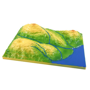 Modèle d'interprétation de cartes de contour, instrument pédagogique pour la géographie des collèges et lycées, démonstration des formes de reliefs - Product Image 4