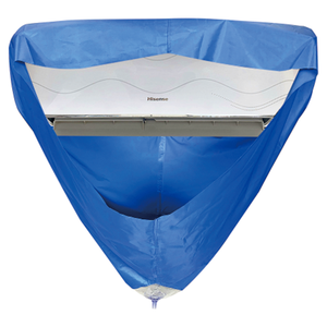 Sac de nettoyage pour <span class=keywords><strong>climatiseur</strong></span> en promotion, housse de lavage pour <span class=keywords><strong>climatiseur</strong></span> <span class=keywords><strong>split</strong></span> avec <span class=keywords><strong>raccordement</strong></span> d'eau de type entonnoir pour la maison et le bureau - Product Image 1