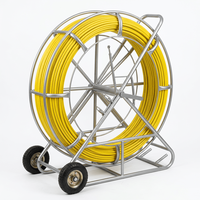 Tige de guidage en fibre de verre avec cadre de bobine en fibre de verre 12 mm 100 m pour télécommunications