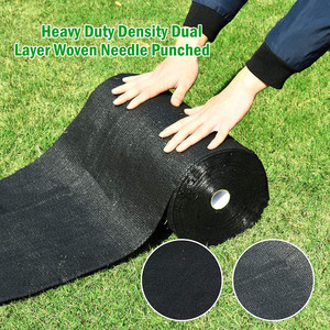 Géotextile industriel contemporain <span class=keywords><strong>en</strong></span> PP HDPE tissé de 200 cm de large, couleur noire, pour serre, paysage et <span class=keywords><strong>pente</strong></span> - Product Image 3