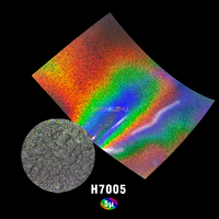 Regenbogen-Holographisches Pigment Hyper-Shifting Chamäleon für Nägel Autolack Beschichtung Laserpulver