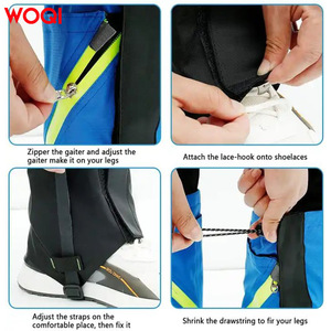 WOQI Bandes de protection pour jambes de randonnée, imperméables, respirantes, en softshell, pour le camping en plein air, la montagne, la protection des mollets, unisexe adulte - Product Image 5