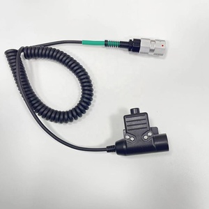 หูฟังตัดเสียงรบกวนชุดหูฟังล่าสัตว์พร้อมขั้วต่อ U-329/U MIL-C-55116 6-PIN U94 PTT สำหรับการ <span class=keywords><strong>PRC</strong></span>-148 & <span class=keywords><strong>PRC</strong></span>-<span class=keywords><strong>152</strong></span> - Product Image 4