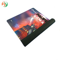 Tapis de souris de jeu en caoutchouc souple, imperméable, certifié EN71, pliable et antidérapant, personnalisable en gros pour accessoires de jeu de bureau