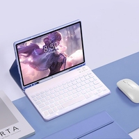 Dukung Bahasa-Bahasa Khusus Paket Lengkap Mouse dan Keyboard Nirkabel BT dengan Pelindung Silikon Lembut