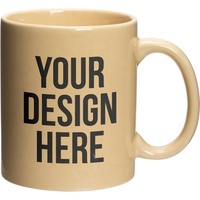 Produit en gros 11oz Sublimation Mug blanc noir tasse en céramique boisson café tasse à thé pour la bière dans le restaurant à la maison