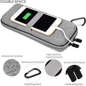 Étui rigide portable en EVA pour batterie externe, sac de rangement électronique étanche pour voyage, compatible <span class=keywords><strong>RAVPower</strong></span> Anker - Product Image 5