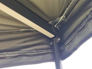 Auvent pliable autoportant à 270 degrés pour camionnette, tente de toit de camping, auvent extérieur LED pour pick-up 4x4, 4-6 personnes - Product Image 6