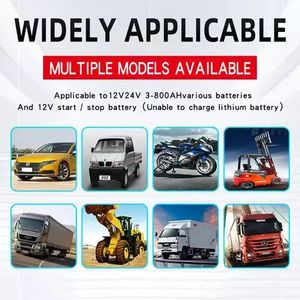 <span class=keywords><strong>Chargeur</strong></span> de <span class=keywords><strong>batterie</strong></span> de voiture intelligent <span class=keywords><strong>12V</strong></span>/24V, <span class=keywords><strong>entretien</strong></span> Intelligent, adapté aux batteries AGM et GEL, haute qualité - Product Image 3