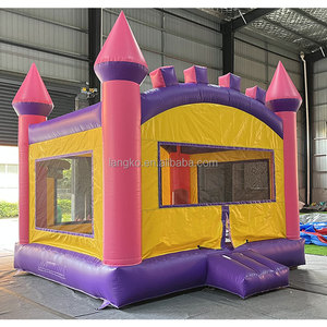 Maison gonflable de rebond PVC couleurs pastel château sautant 13x13ft château de lune château gonflable commercial gonflable - Product Image 2