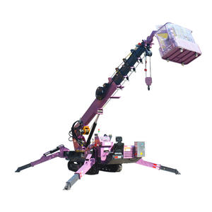 Grue araignée sur chenilles pour entrepôt intérieur, travaux en hauteur, pliable, double usage (huile et électricité), 5 tonnes, 12 tonnes - Product Image 1