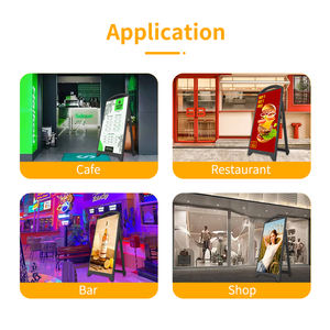 ตู้โฆษณาป้ายดิจิทัลแบบพกพาไฟ LED แบตเตอรี่ P2.5mm กลางแจ้งแบบใหม่ - Product Image 6