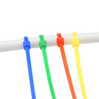 Bridas para cables de nailon PA66 de alta pureza 4 (3,6) X 400mm Bridas con cremallera autoblocantes Plástico Colorido