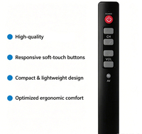Control Remoto Universal de 6 Teclas para TV, STB, DVB, HiFi, VCR