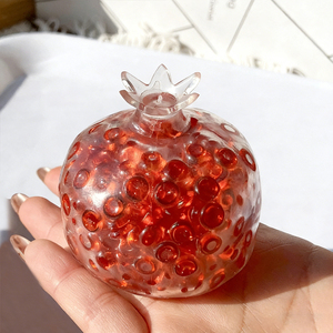 Hot Sale TPR Pomegranate <b>Vacuum</b> Noisy Ball Red Explosive Beads Crunchy Ball <b>Hand</b> Exercise Toys Party Favors Gifts for Kids - Product Image 3