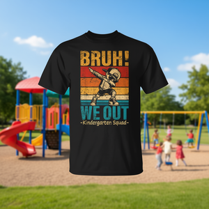 Camiseta con estampado de Graduación de Kindergarten Squad para niños, camiseta unisex de manga corta con cuello redondo, camiseta de algodón para el regreso a la escuela - Product Image 3