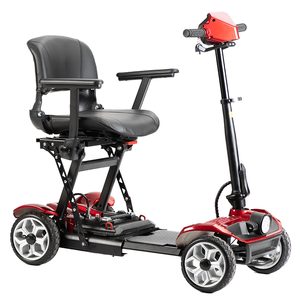 Silla de Ruedas Eléctrica Plegable de Aleación de Aluminio Ultraligera, Motor sin Escobillas, Capacidad de 100 kg, Diseñada para Personas con Discapacidad, Gran Venta - Product Image 1