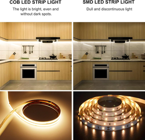 Bande <span class=keywords><strong>LED</strong></span> flexible COB de haute qualité 8 mm 24 V 3000K/4000K/6000K pour salon, plafond intérieur, armoire - Product Image 4
