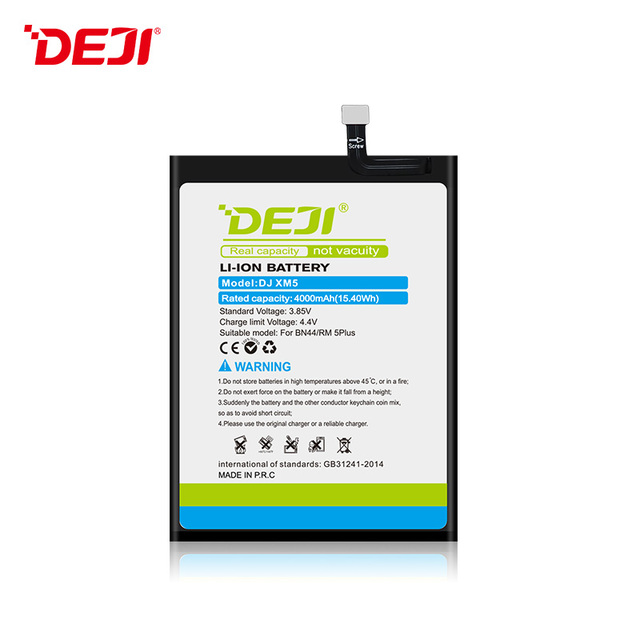 DEJI OEM Support Customization Original BN44 Mobile Phone Battery for Xiaomi Redmi 5 Plus Mobiler Akku