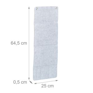 Sac de rangement mural simple et moderne Sac suspendu de rangement arrière pour porte en feutre - Product Image 2