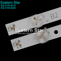 Rétroéclairage LED pour téléviseur ES-3103 55 pouces 0411-X1-SKYWORTH.LCD YAL13-00530300-80 YAL-00630300-81 pour AXEN AX55UAL08-TNR 8 pièces