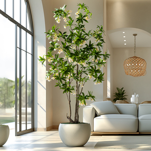 <span class=keywords><strong>Plante</strong></span> Artificielle de Pieris Japonais "Real Touch" avec Tige en Bois, Feuillage Vert, pour <span class=keywords><strong>Intérieur</strong></span>, Extérieur, Bureau, Décoration de Paysage, Pâques - Product Image 5