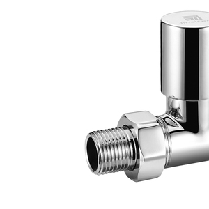 Valvola del radiatore riscaldante in ottone-valvola termostatica cromata lucidata per sistemi HVAC - Product Image 2