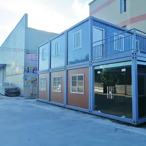 Venta caliente de Metal ligero extraíble desmontable sitio de construcción listo casa contenedor móvil para oficina y vida