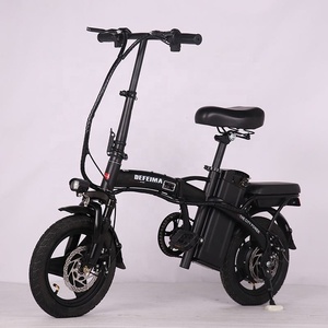 <b>Electric</b> City Bike Lithium Battery <b>Electric</b> Folding <b>Bicycle</b> for Adults 48v 14inch Small Folding <b>Electric</b> <b>Bicycle</b> - Product Image 2