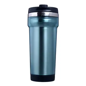 Cheap Price Car Cup 420ml Stainless Steel Travel Mug Coffee Cup with Plastic Sleeve