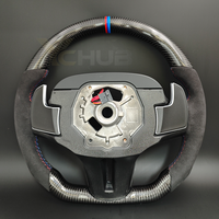 Volant en fibre de carbone avec garniture pour BMW G11 G12 G20 G30 M2 G87 M3 G80 M4 G82 M5 F90 X5 G05 X6 G06 G01 G02