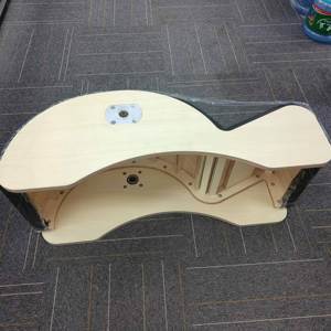 Corrector de Columna de Madera Personalizado con Acabado en Cuero para Pilates, Equipo de Entrenamiento de Yoga y Pilates, Suministro Directo de Fábrica - Product Image 2