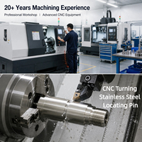Goupille de positionnement usinée CNC sur mesure en aluminium ou en acier inoxydable, fabriquée selon les dessins du client