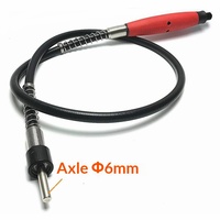 Accessoires pour machine de gravure électrique transfrontalière : Tube d'extension flexible autobloquant 6MM pour stylo de meulage à vitesse variable