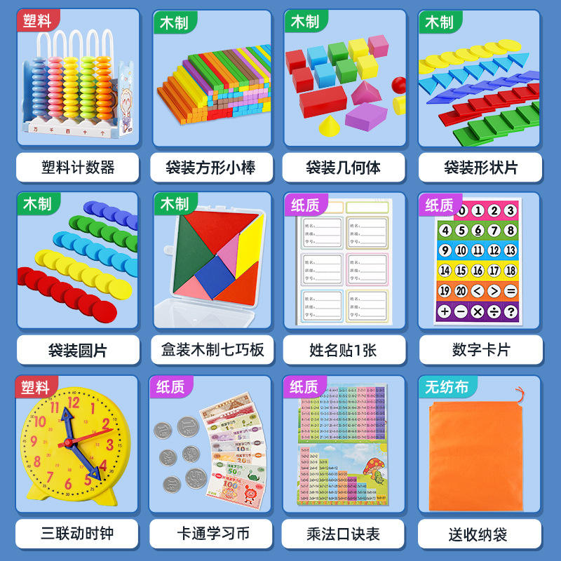 Bolsa de traje básico de primer grado (contador de plástico)