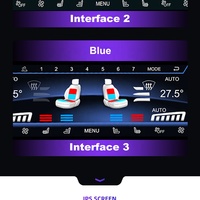 Lecteur multimédia de voiture Climatiseur Climate Board Digital AC Control Panel pour BMW Série 5 F10 F11 5GT F07 F18 M5 2009-2018