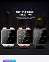 Smart2030 Dz09 pantalla táctil para Smartphone W007 tarjeta Sim reloj inteligente resistente al agua para Iphone Android Dz09 10 plástico electrónico 2H