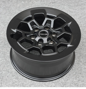 ล้ออัลลอยด์ Fonyee 17 <span class=keywords><strong>18</strong></span> นิ้ว สีดำด้าน สำหรับรถออฟโรด PCD 6x139.7 สำหรับ Toyota Hilux <span class=keywords><strong>Fortuner</strong></span> 4x4 รถ<span class=keywords><strong>ก</strong></span>ระบะ SUV - Product Image 6