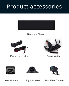 3Dash Cam Với 1080P Màn Hình Loại Carplay & Android Tự Động Tương Thích Wifi Vòng Lặp Ghi Âm Ứng Dụng Điện Thoại - Product Image 6