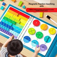 Venta al por Mayor, Bloques Magnéticos de Fracciones, Circulares, Juguete Matemático, Juego Educativo Arcoíris, Modelo YZ-005 para Niños (4-6 Años), Novedad 2026