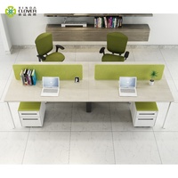 Bureau au design moderne Poste de travail pour plusieurs personnes Mobilier de bureau en métal Foshan