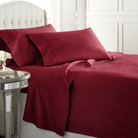 Housse de couette pour hôtel, ensemble de literie King Size 3cm à rayures, linge de lit 100% coton, draps et housses de couette, produit