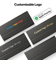 Étui pour lunettes intelligentes compatible avec l'application Localiser, télécommande, design pliable, charge sans fil compatible avec iOS