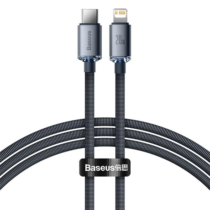 Crystal Shine Series Fast Charging Data Cable Type-c to iP 20W